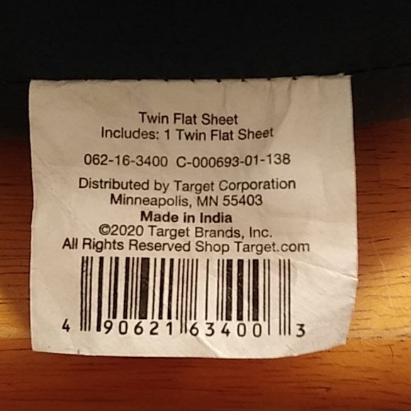 Target twin flat sheet - Picture 2 of 3